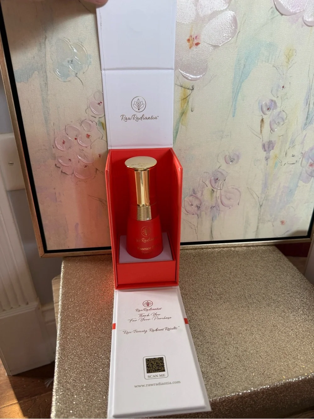 *NEW*1.35oz*Raw Radiantia* VC-Essence Elixir Serum - White with Orange Accent
